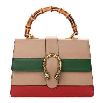 gucci calfskin web medium dionysus top handle hibiscus red